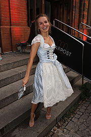 Darya Gritsyuk @ Präsentation der exklusiven Angermaier X distorted Trachtenkollektion in der Isarpost in München am 09.08.2018  (©Foto: Martin Schmitz)